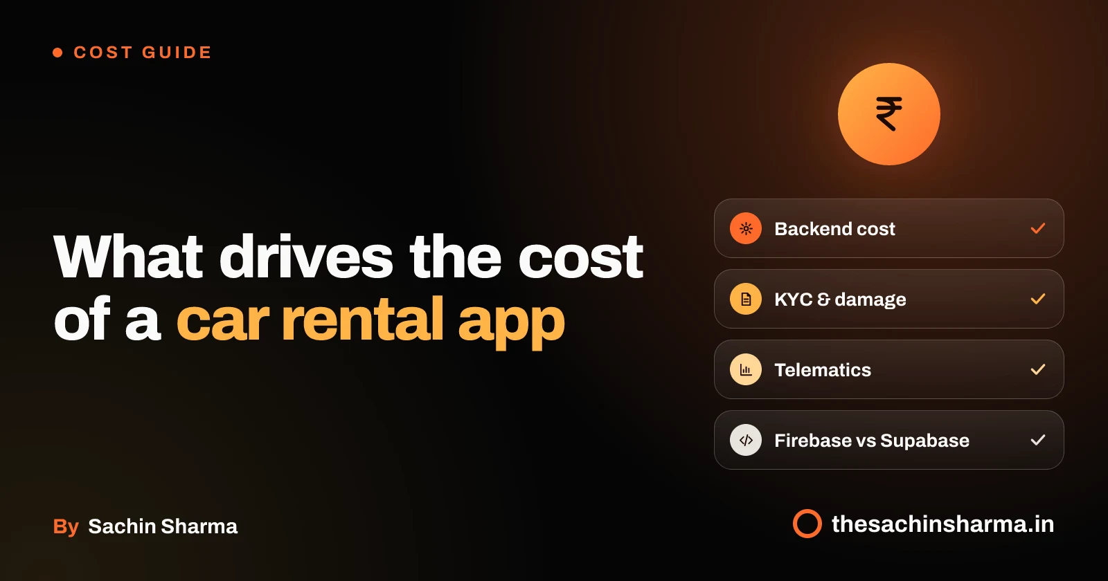 Car rental app breakdown: backend, KYC, telematics, and tech choice