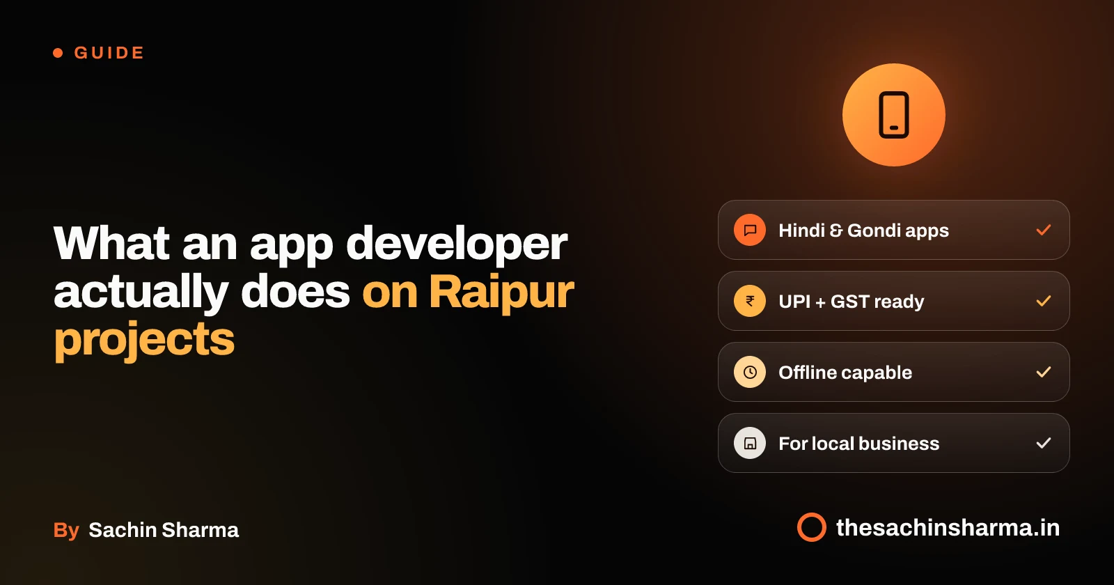 App development in Raipur focused on local language, payments, and offline use for small businesses