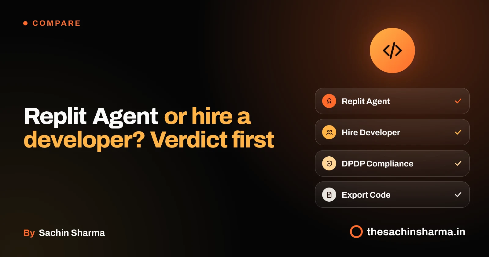 Two paths: Replit Agent for fast prototyping, hire developer for secure, compliant apps